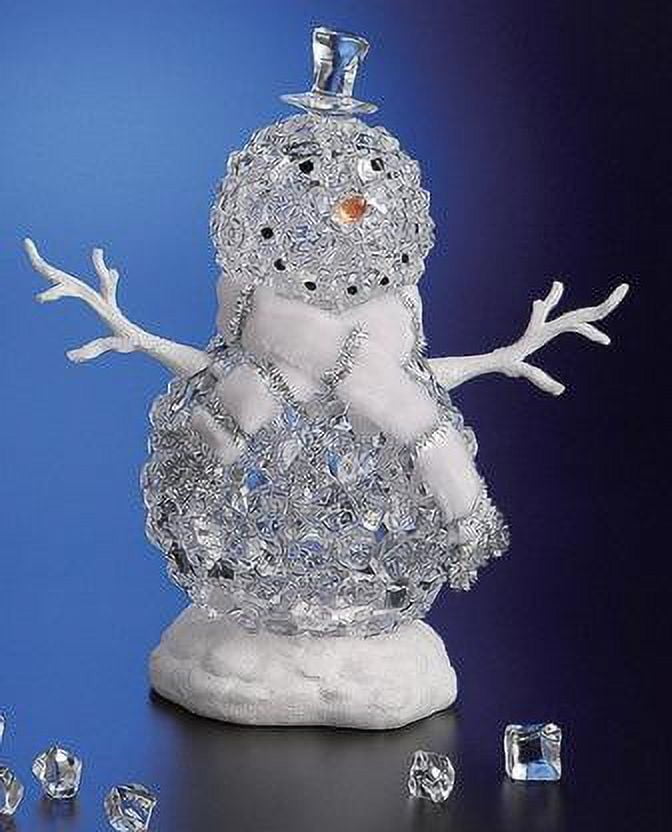 CC Christmas Decor Pack of 2 Icy Crystal Illuminated Christmas Ice