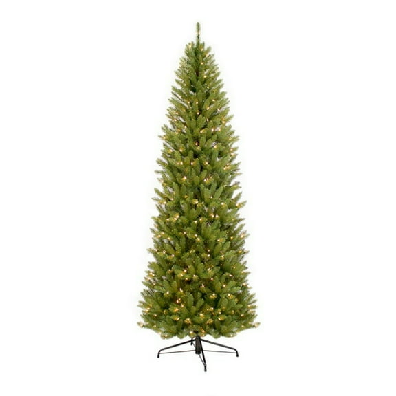 CC Christmas Decor Pre-Lit Artificial Pencil Fraser Fir Christmas Tree - 7.5 - Clear Light