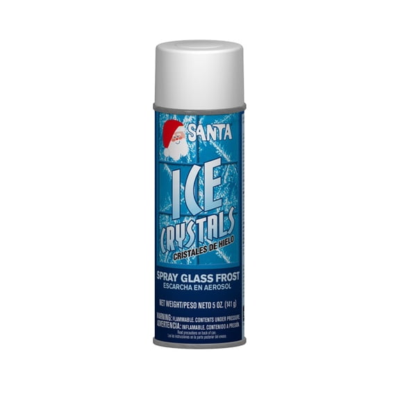 CC Christmas Decor Santa Winter White Christmas Ice Crystals Spray - 5 Ounces