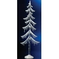 thumbnail image 1 of CC Christmas Decor Set of 2 Clear Illuminated Christmas Icicle Tree Figurines 31", 1 of 1