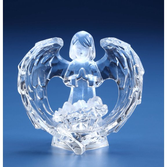 Icy Giftware LED Lighted Small Guardian Angel Christmas Figurine Decoration - 4"