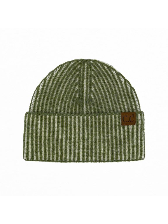 CC Contrast Cuff Cap Beanie