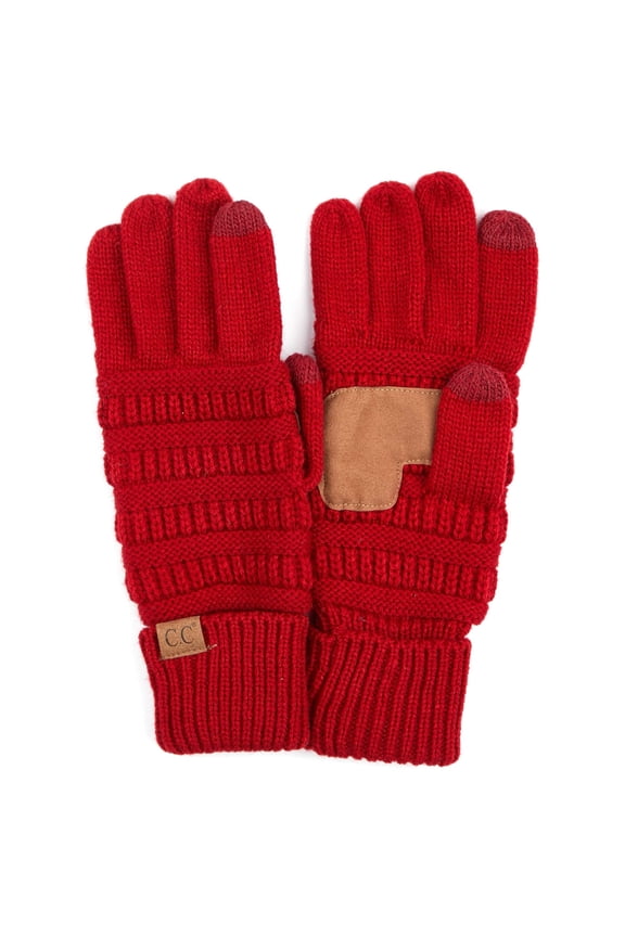 CC Cozy Metallic Tech Screen Gloves