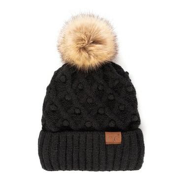 CC Crafted Pom Detail Beanie | Adult and Kid Sizes