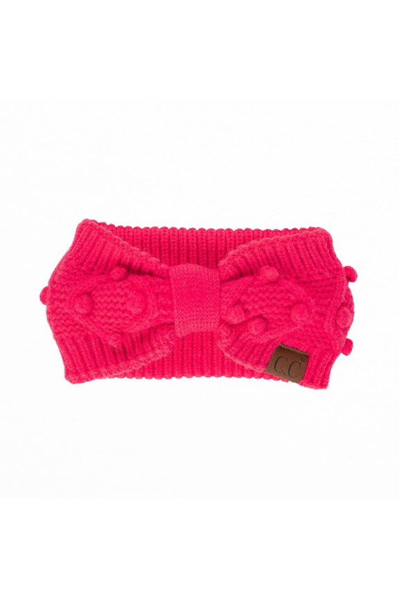 CC Crafted Pom Detail Head Wrap