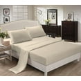 thumbnail image 1 of CC&DD HOME FASHIONÂ®-Bedding Sheets Sets,Velety Double Brushed Microfiber,Wrinkle Free,3-4 pieces,Includes 1 Flat Sheet,1 Fitted Sheet, 1-2 Pillowcase,Full,Dark beige, 1 of 2