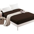 thumbnail image 1 of CC&DD HOME FASHION ®-Single Fitted sheet,Velvety Microfiber,Soft&Comfortable,Wrinkle free,Coconuts brown,Queen, 1 of 4