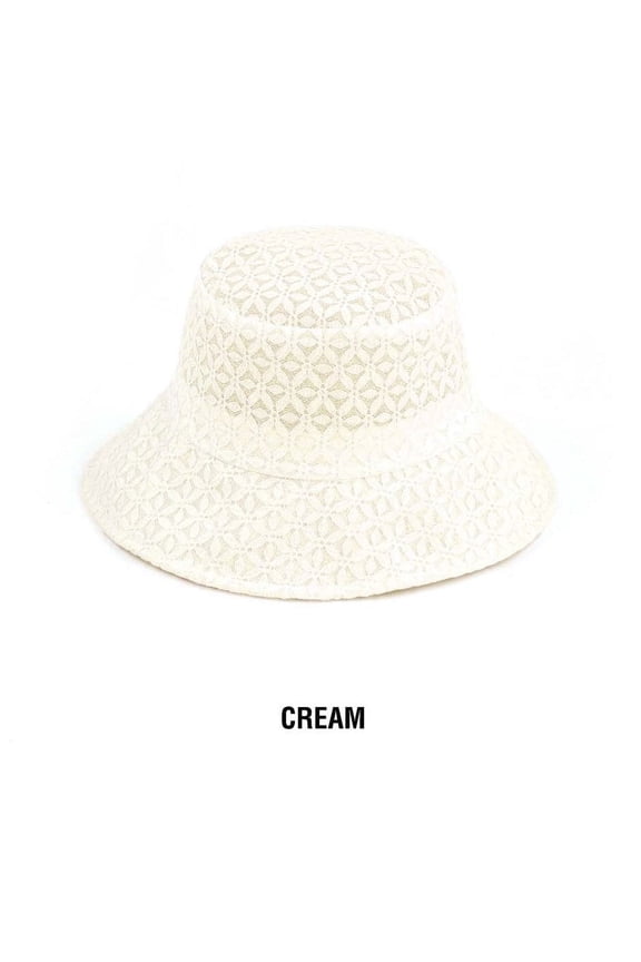 CC Eyelet Knit Bucket Hat