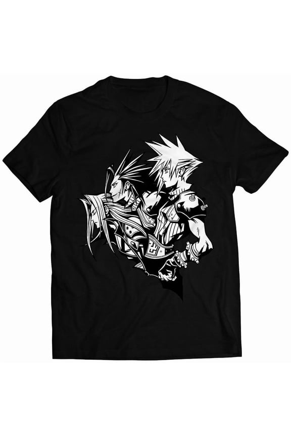 CC FF7 VII Cast V1 Premium Unisex T-shirt (vectorized Design)