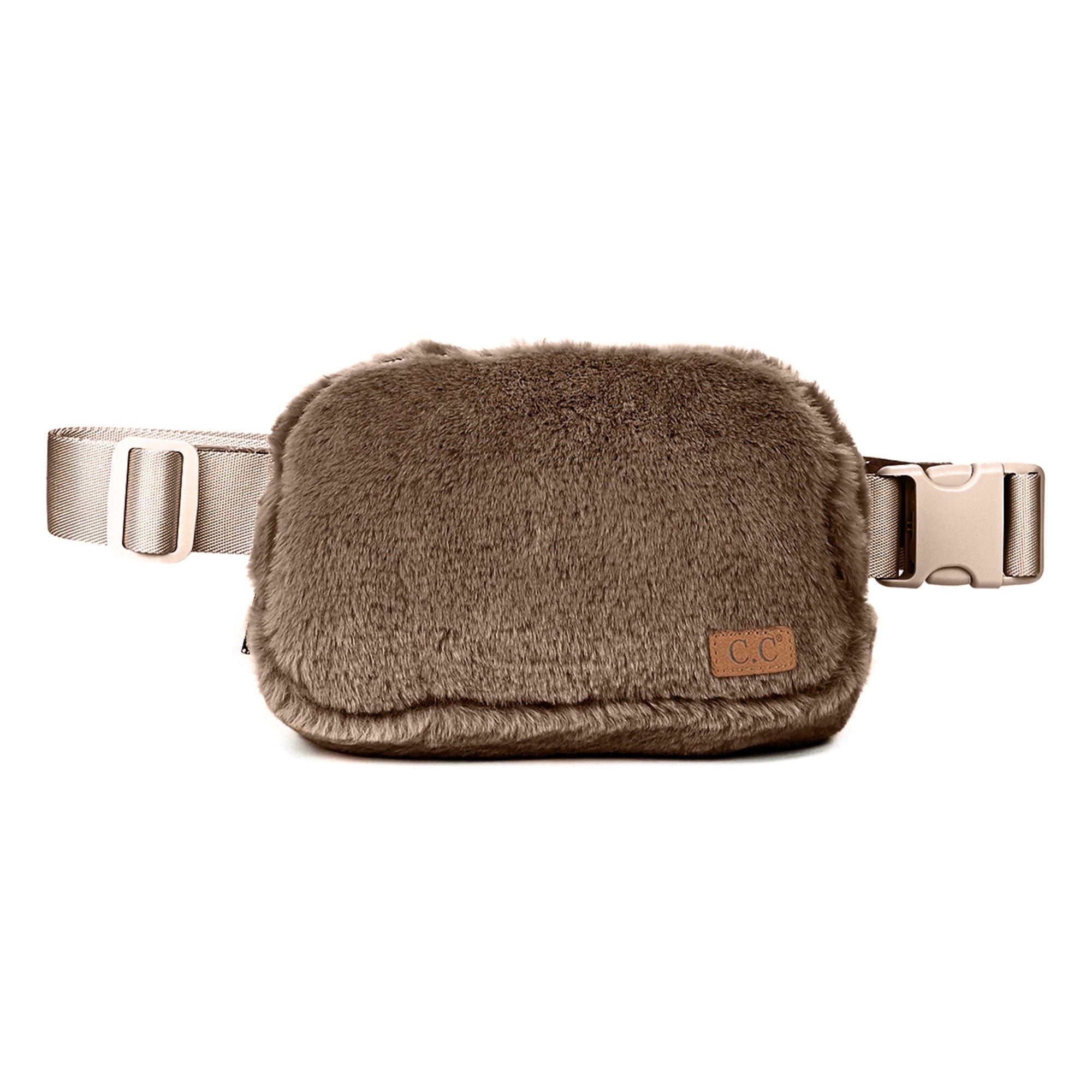 CC Faux Fur Cross-Body Belt Bag | Fanny Pack | Sling Bag - Walmart.com