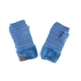 thumbnail image 1 of CC Fingerless Gloves, Womens Unisex,, Denim, 1 of 6