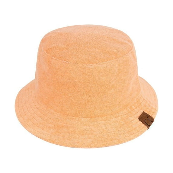 CC Foldable Terry Cloth Bucket Hat