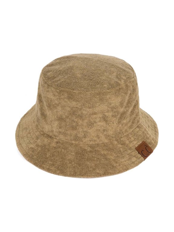 CC Foldable Terry Cloth Bucket Hat