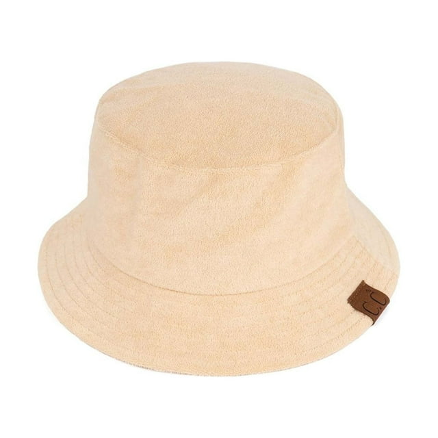 CC Foldable Terry Cloth Bucket Hat