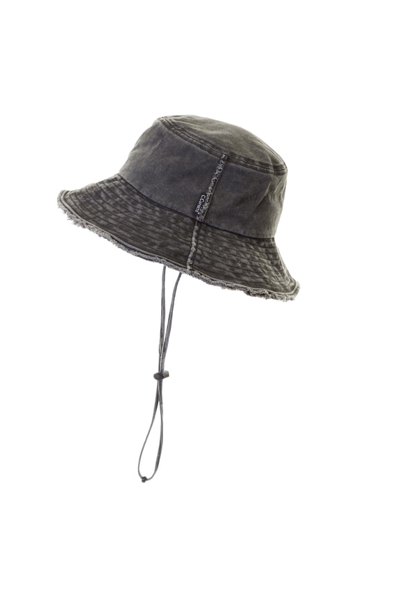 CC® Frayed Washed Denim Bucket Hat