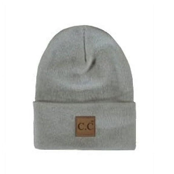 CC Grey Everyday Beanie Unisex Adult, Kid and Baby Sizes