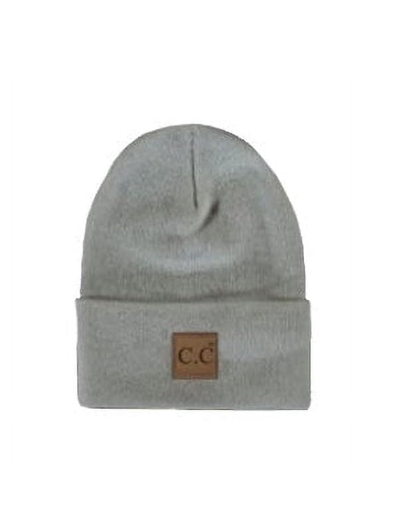 CC Grey Everyday Beanie Unisex Adult, Kid and Baby Sizes