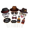 thumbnail image 1 of CC HOME 30pcs Whiskey Patterns Photo Booth Props Whiskey Patterns Party Decorations Party Favor for Whiskey Party Essentials, 1 of 1