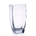 thumbnail image 1 of CC Home Furnishings Handblown Tapered Rectangular Glass Floral Vase - 10" - Clear, 1 of 2