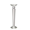 thumbnail image 1 of CC Home Furnishings 12" Clear Lucent Glass Pillar Candlestick, 1 of 1