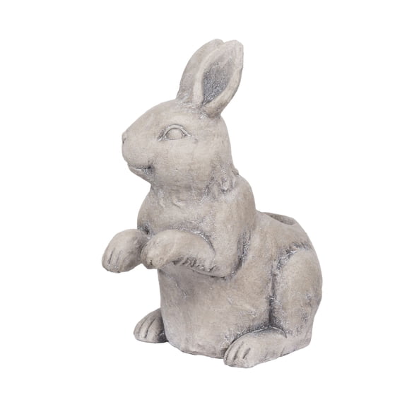 CC Home Furnishings Sitting Rabbit Outdoor Garden Planter - 15"