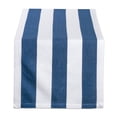 thumbnail image 1 of CC Home Furnishings Cabana Dobby Striped Cotton Table Runner - 72" - White and Nautical Blue, 1 of 8