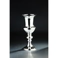 thumbnail image 1 of CC Home Furnishings 19.5" Metallic Silver Hurricane Glass Tabletop Decoration, 1 of 1