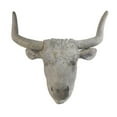 thumbnail image 1 of CC Home Furnishings Horned Angus Head Wall Sculpture - 31.5" - Gray, 1 of 2