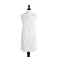 thumbnail image 1 of CC Home Furnishings Chino Cotton Unisex Kitchen Chef Apron - 38" - White, 1 of 8
