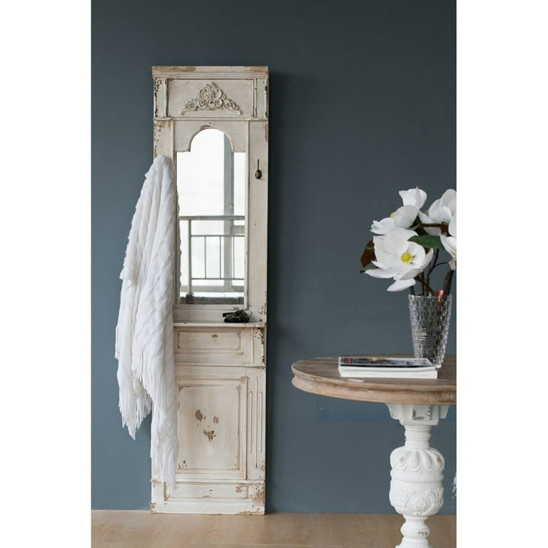 White store distressed mirror