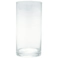 thumbnail image 1 of CC Home Furnishings 8" Clear Cylinder Hand Blown Glass Candle Holder, 1 of 1