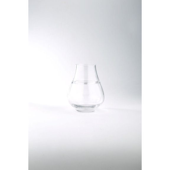 CC Home Furnishings Handblown Tear Drop Glass Vase - 8" - Clear