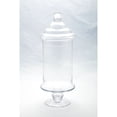 thumbnail image 1 of CC Home Furnishings Hand Blown Glass Jar with Finial Lid - 19” - Clear, 1 of 1