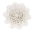 thumbnail image 1 of CC Home Furnishings Handmade 3-Dimensional Flower Wall Decoration - 9.25" - White, 1 of 8