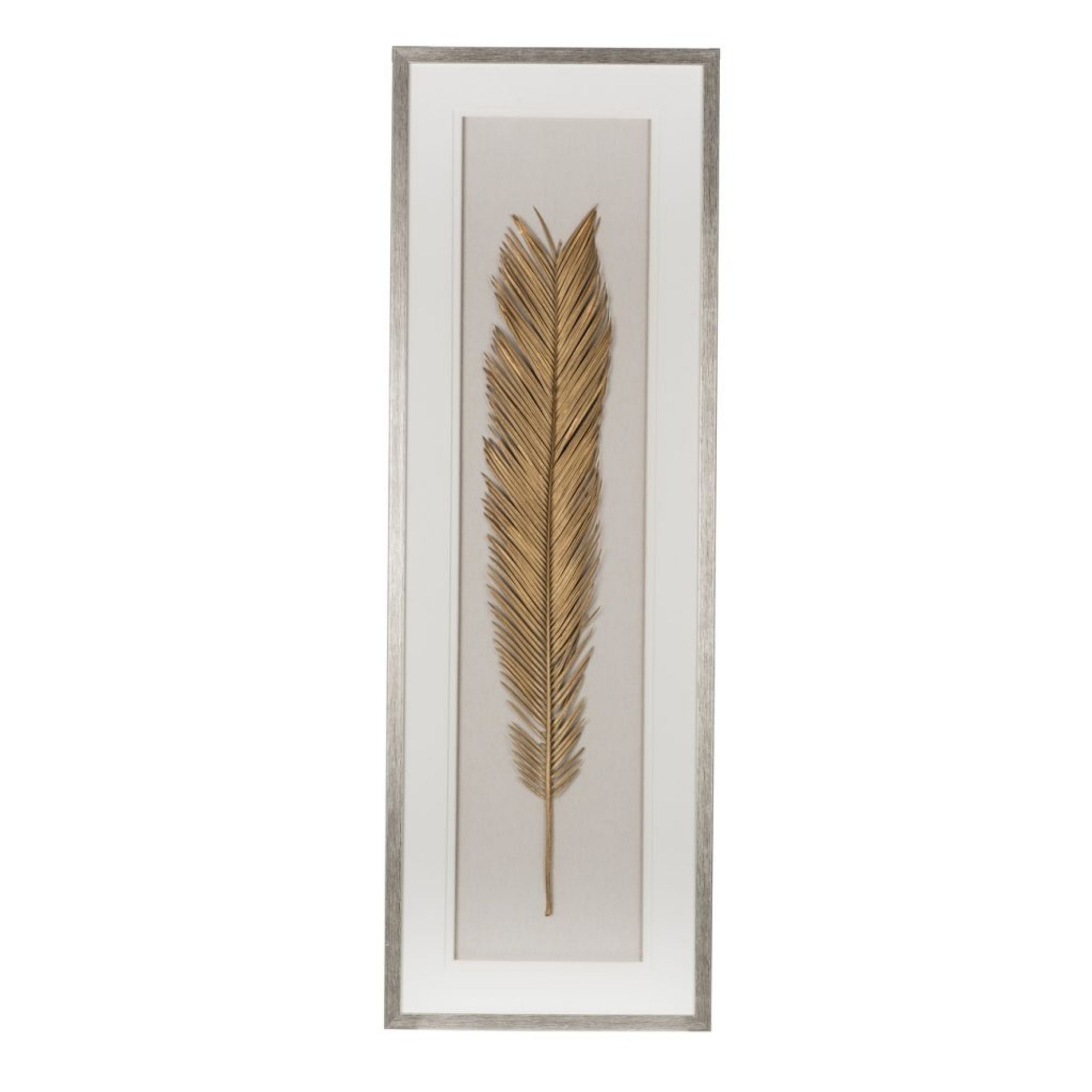 Gold Leaf Framed Canvas Wall Art with MDF Frame