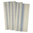 thumbnail image 1 of CC Home Furnishings French Striped Woven Dish Towels - 30" - Nautical Blue and Cream - Set of 3, 1 of 4