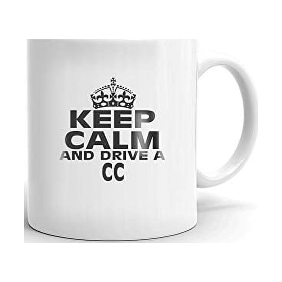 CC Keep Calm and Drive Coffee Tea Ceramic Mug Office Work Cup Gift 11oz