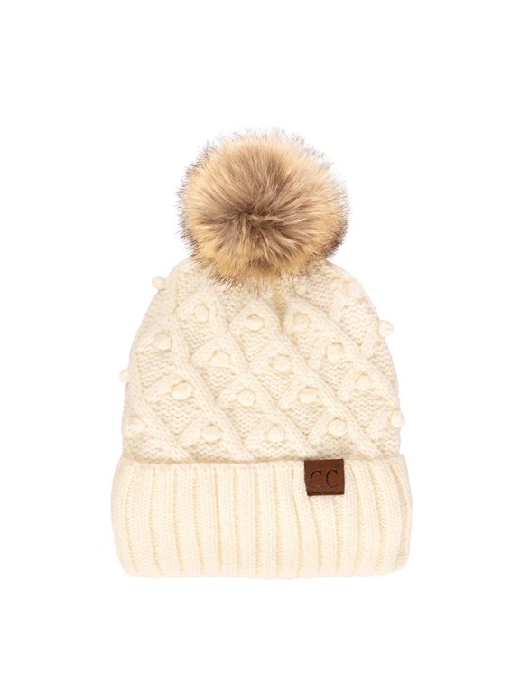 CC Kids Crafted Pom Detail Beanie