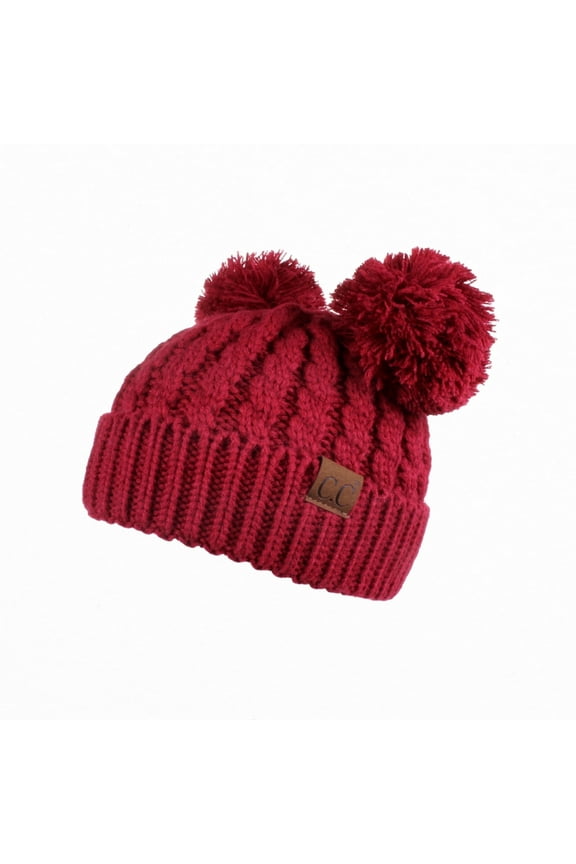 CC Kids Double Pom Beanie