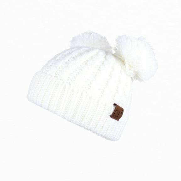 CC Kids Double Pom Beanie