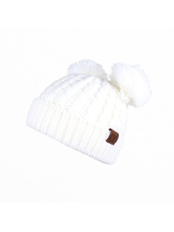 CC Kids Double Pom Beanie