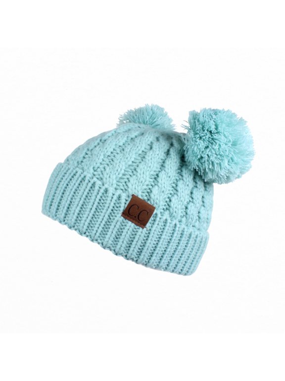 CC Kids Double Pom Beanie