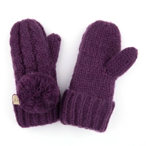CC Kids Pom Mittens