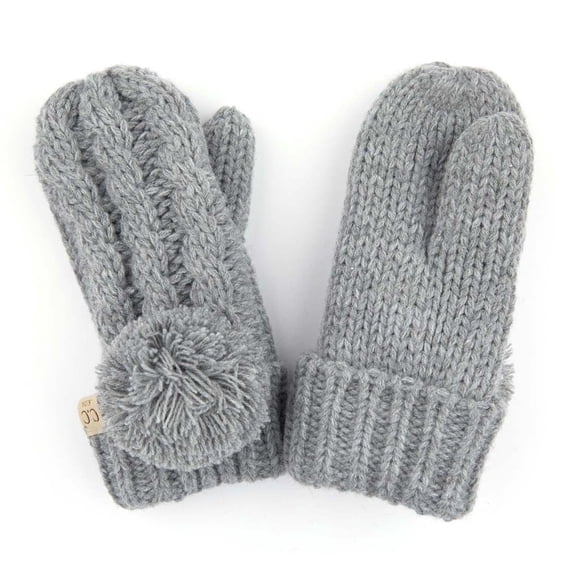CC Kids Pom Mittens