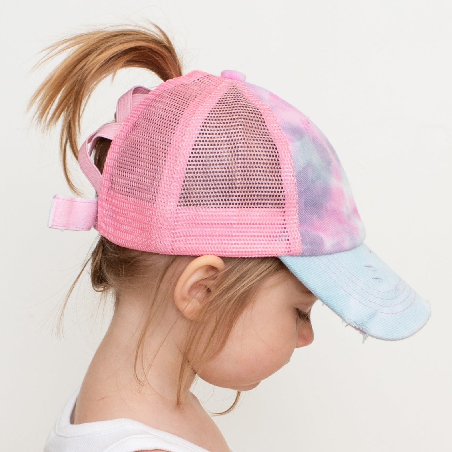 CC Kids Tie-Dye Criss-Cross Pony Cap