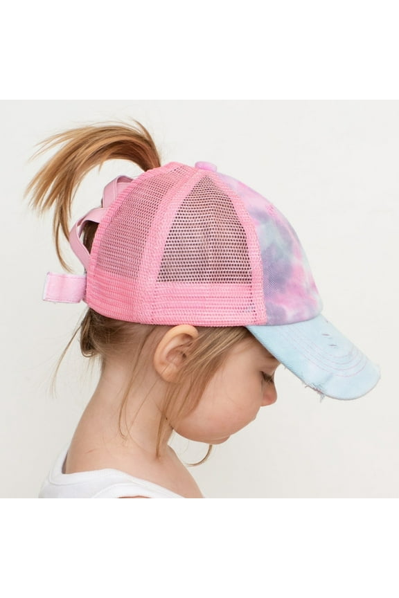 CC Kids Tie-Dye Criss-Cross Pony Cap