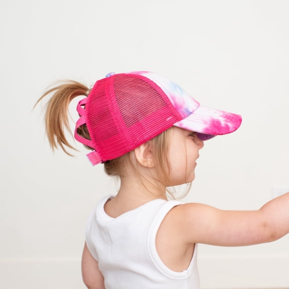 CC Kids Tie-Dye Criss-Cross Pony Cap