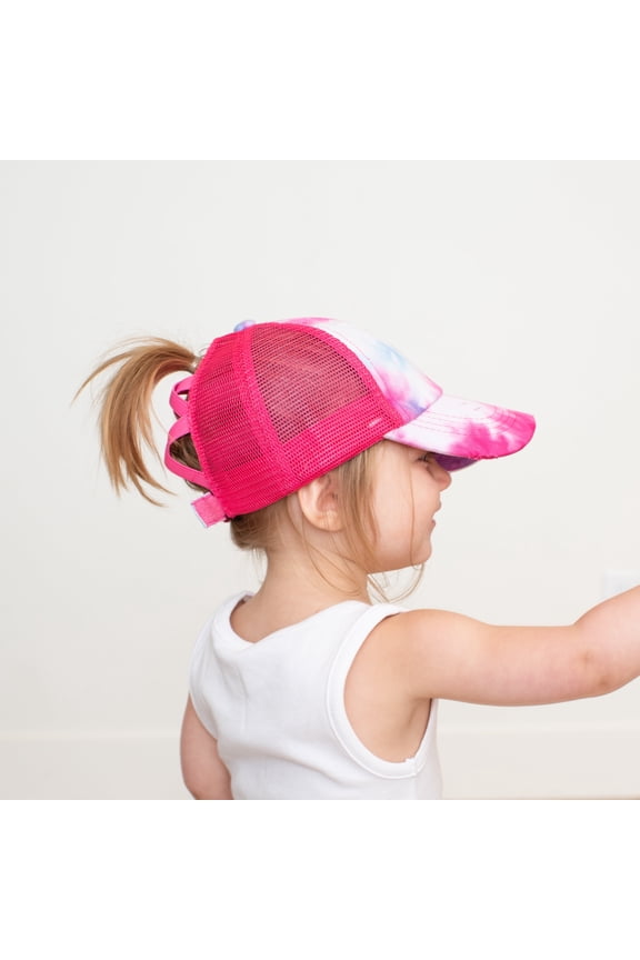 CC Kids Tie-Dye Criss-Cross Pony Cap