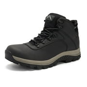 CC-Los Men Waterproof Hiking Boots Outdoor Mid Top Trekking Lightweight Non Slip Boots 7.5-14