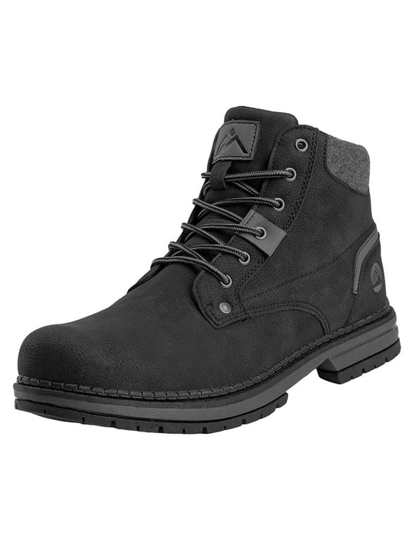 Men's Lightweight Ankle Winter Snow Boots Fleece Lined and Warm